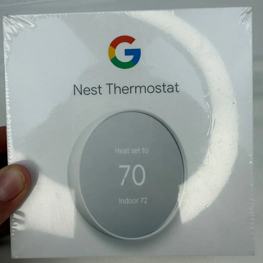 Google Nest Thermostat Smart Programmable WiFi Snow White GA01334-US New